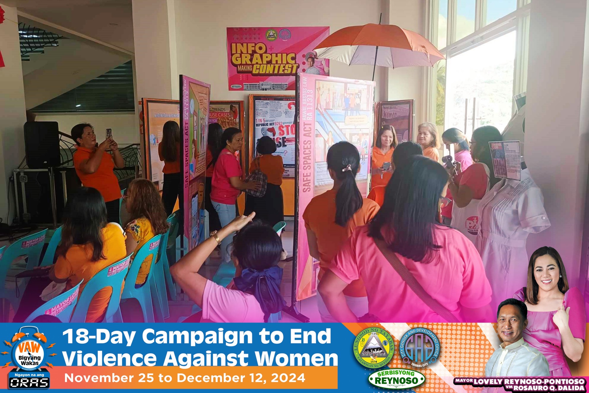 CONTINUING THE MOMENTUM: Gandang Wala Kupas (Batch 2) joins the 2024 18-day campaign to end violence against women awareness.