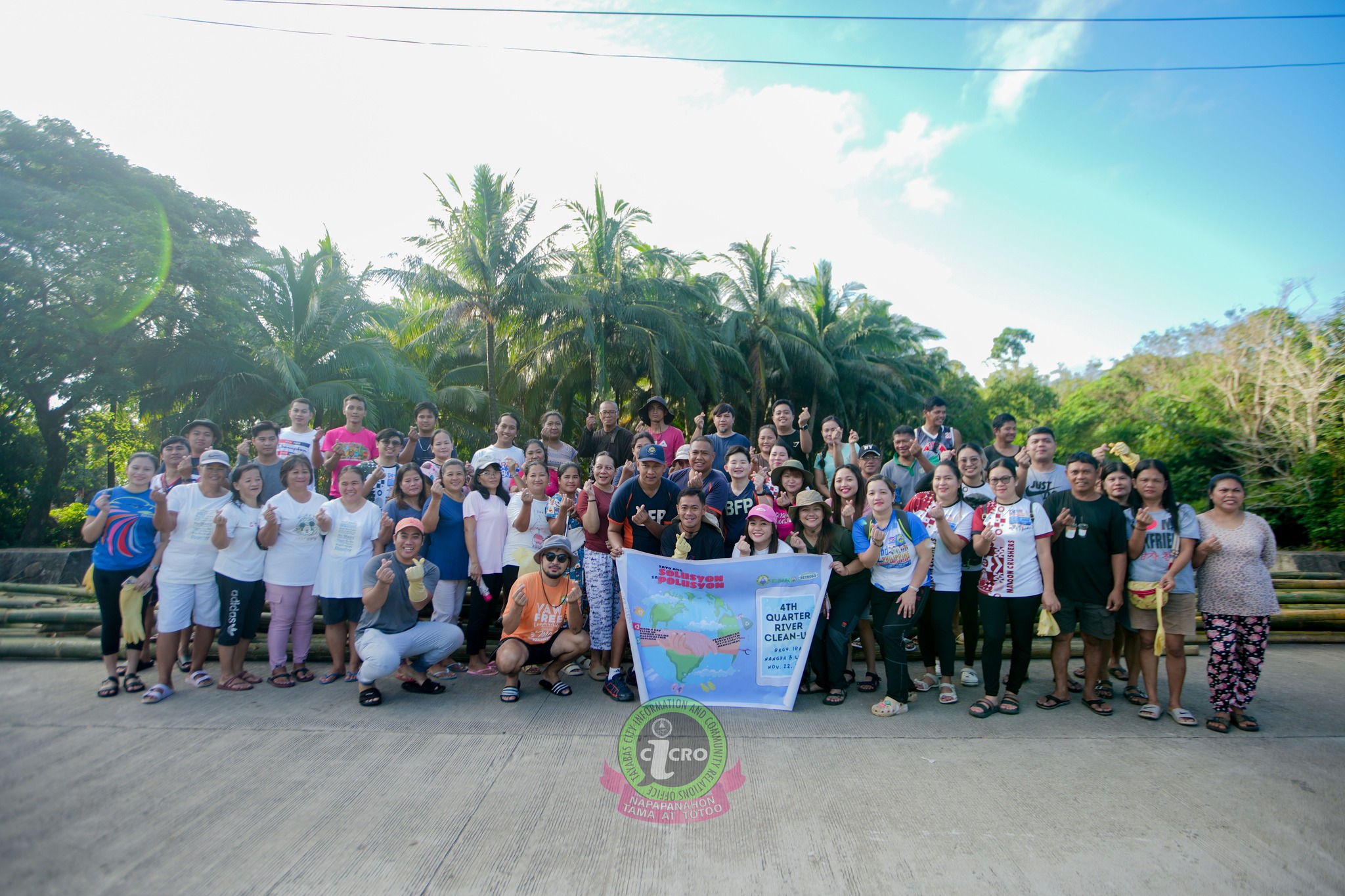 RIVER CLEAN-UP ACTIVITY SA ALITAO RIVER, BAHAGI NG SPILLWAY SAKOP NG BARANGAY IBABANG NANGKA.