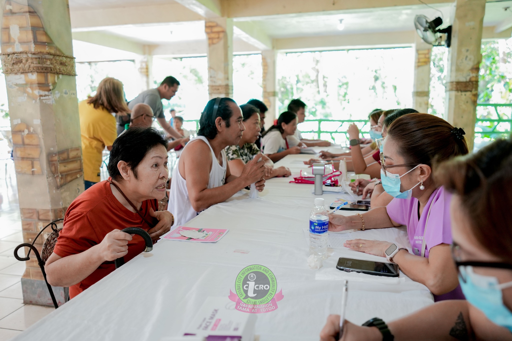 NAGSAGAWA NG SERBISYONG REYNOSO CARAVAN SA COMPOUND NG ORIGINAL PALAISDAAN.