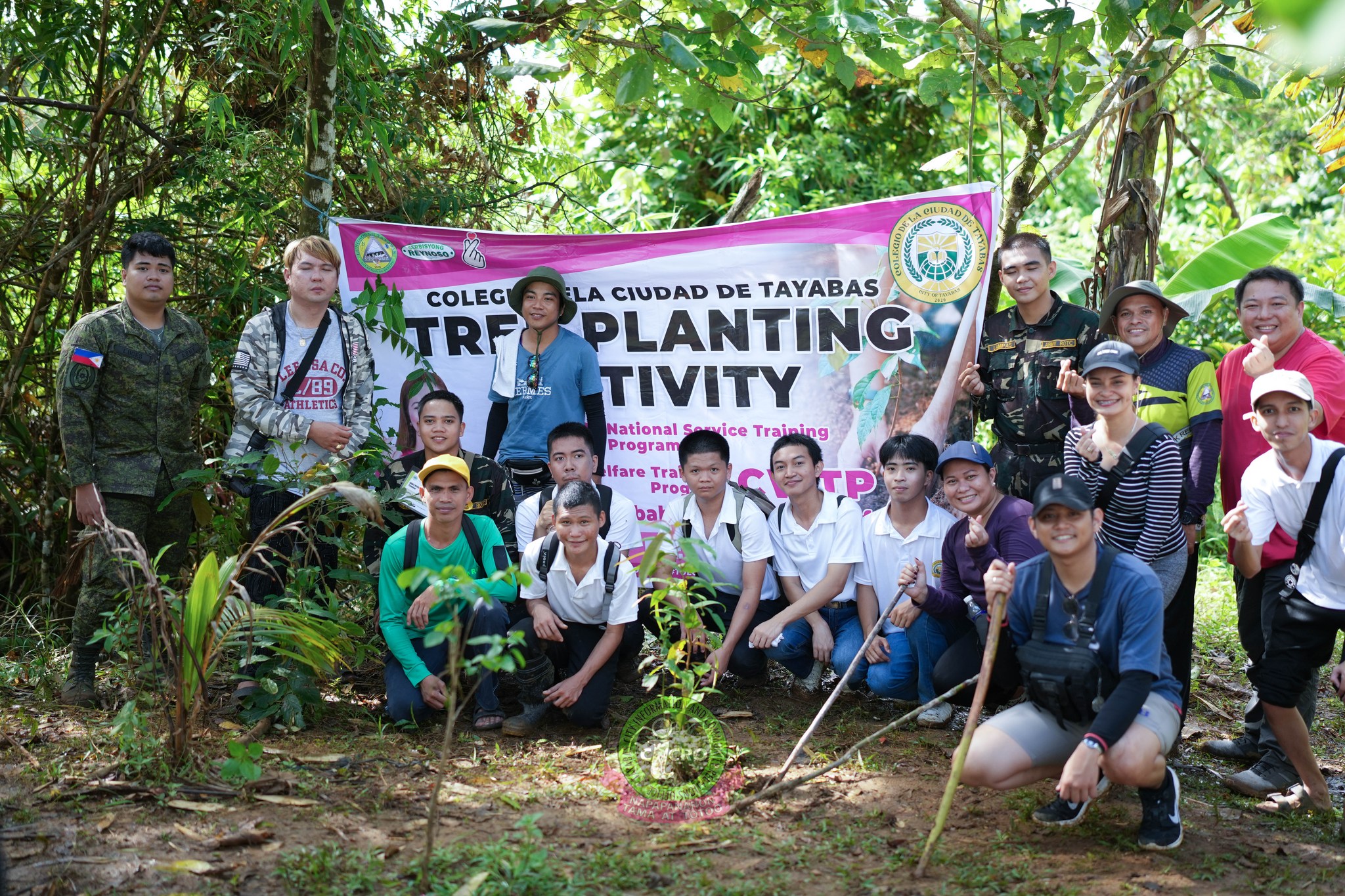 Sandaan walumpu’t anim (186) na college freshmen ng Colegio de la Ciudad de Tayabas ang nakiisa sa Tree Planting activity sa Forestland.